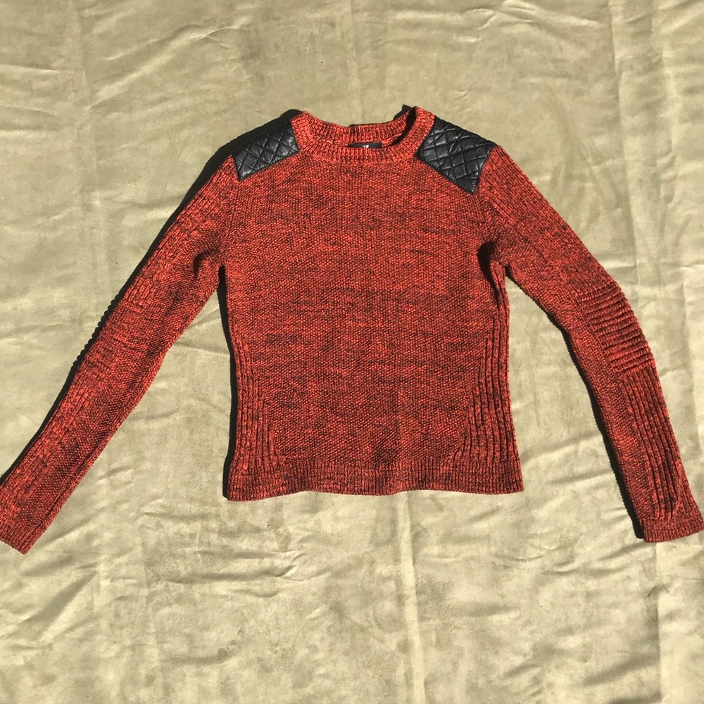 Black and Orange Sweater